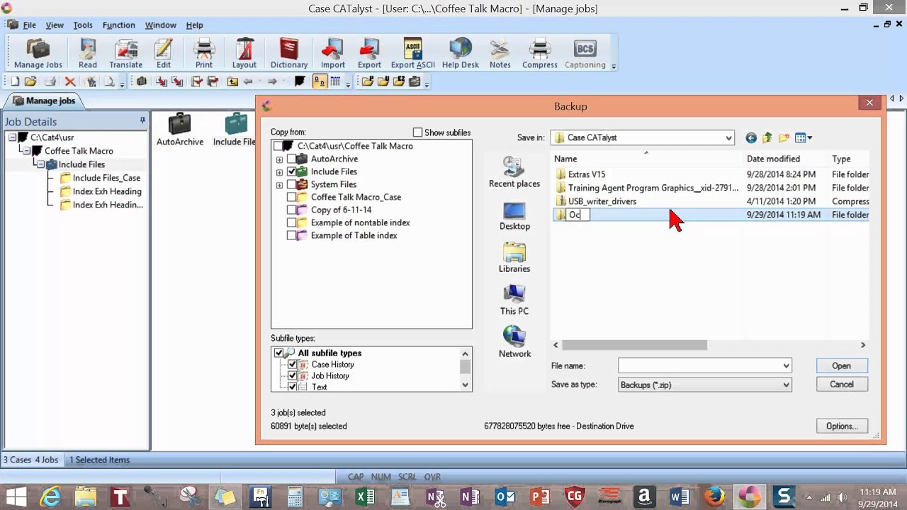 Case CATalyst OneDrive Cloud Backup StenoTube