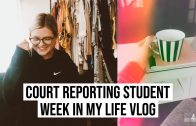 COURT REPORTING STUDENT// MINI WEEK IN MY LIFE