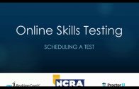 NCRA Online Testing Orientation – Part 6: Scheduling a Test