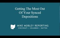 Synced Depositions with Mike Mobley Reporting – Ohio Court Reporters